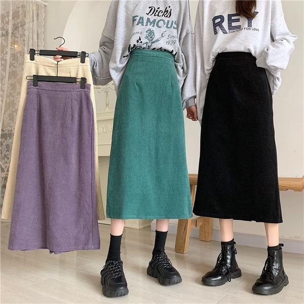 skirts corduroy long skirt cute a-line one piece causal loose women's kpop clothing for girls spring 2021 european, Black
skirts corduroy long skirt cute a-line one piece causal loose women's kpop clothing for girls spring 2021 european, Black