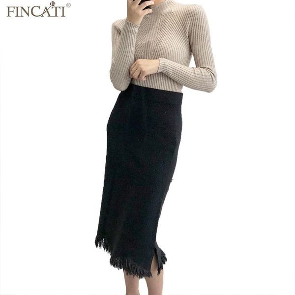 skirts women skirt fincati 2021 arrival slim pencil mid-calf length solid colors high elastic fashion tassel hem, Black
skirts women skirt fincati 2021 arrival slim pencil mid-calf length solid colors high elastic fashion tassel hem, Black