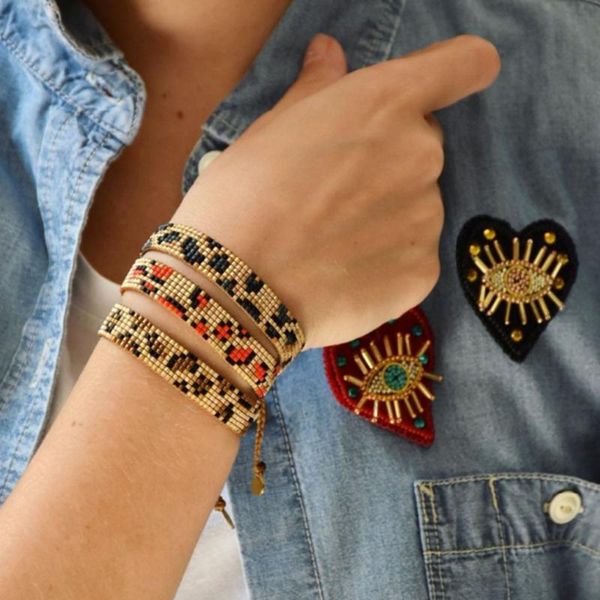 beaded, strands fashion handmade miyuki bracelets for women charm personality leopard seed bead boho bracelet female jewelry friendship gift, Black
beaded, strands fashion handmade miyuki bracelets for women charm personality leopard seed bead boho bracelet female jewelry friendship gift, Black