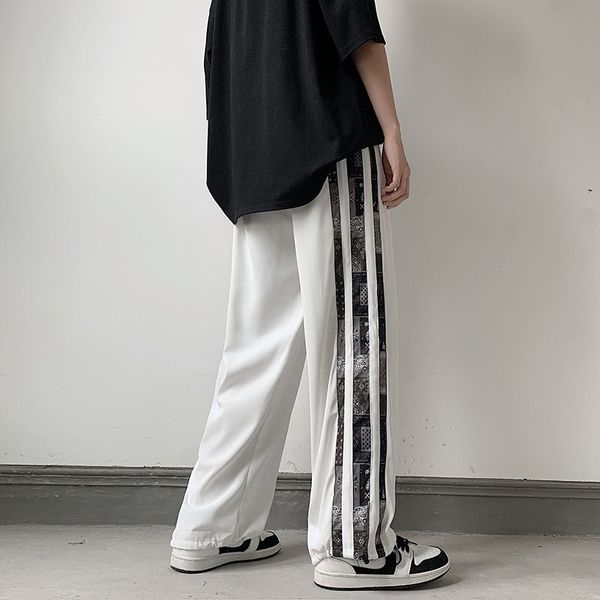 vintage splice print sweatpants summer 2021 fashion joggers women streetwear plus size high waist loose trousers, Black;white
vintage splice print sweatpants summer 2021 fashion joggers women streetwear plus size high waist loose trousers, Black;white