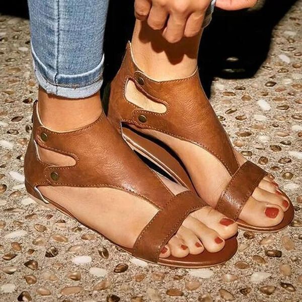 sandals women flat gladiator sandal genuine leather cutout retro vintage shallow female casual solid slip on beach, Black
sandals women flat gladiator sandal genuine leather cutout retro vintage shallow female casual solid slip on beach, Black