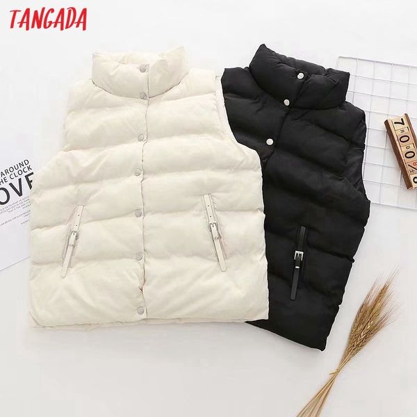 winter for women waistcoat female solid sleeveless jacket pocket warm vest cotton feminino 5y2 210416, Black;brown
winter for women waistcoat female solid sleeveless jacket pocket warm vest cotton feminino 5y2 210416, Black;brown