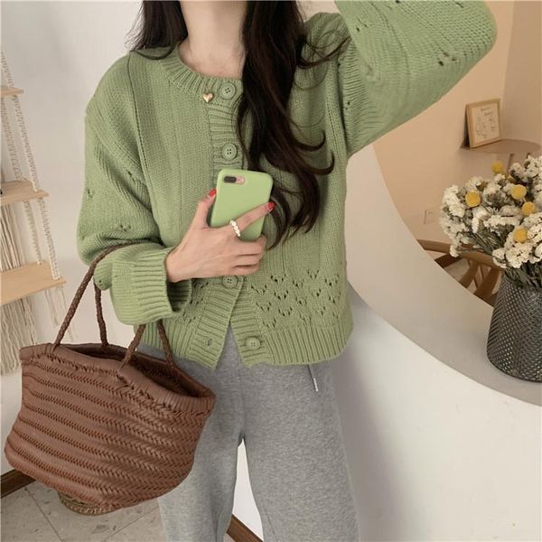 women's knits & tees hollow out sweater outerwear women 2021 spring and autumn loose, White
women's knits & tees hollow out sweater outerwear women 2021 spring and autumn loose, White