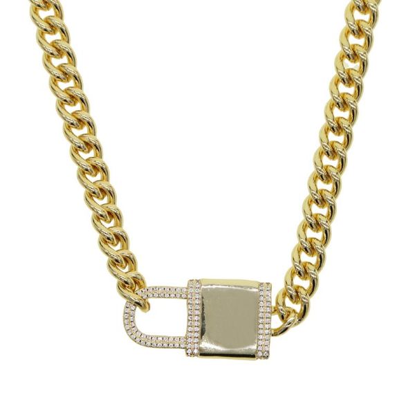 pendant necklaces for women miami cuban link gold chain hip hop jewelry long chains thick with cz lock charm big chunky necklace, Silver
pendant necklaces for women miami cuban link gold chain hip hop jewelry long chains thick with cz lock charm big chunky necklace, Silver