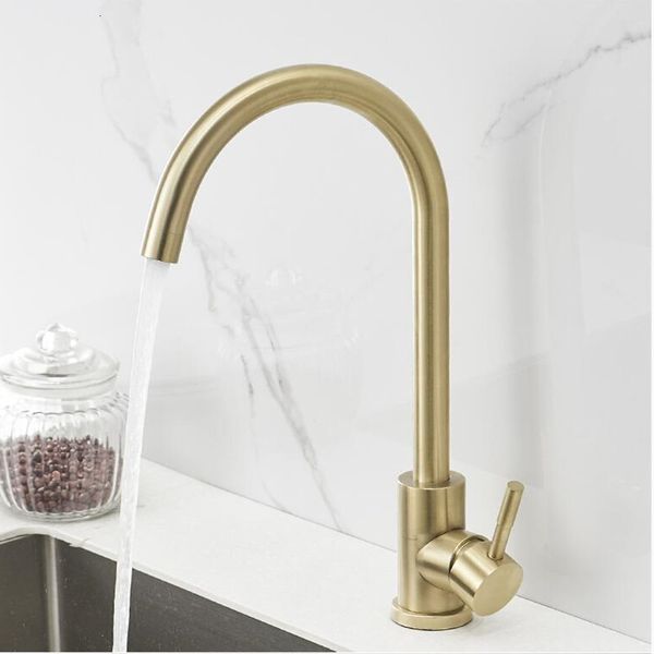 kitchen faucets sink faucet brush gold 304 stainless steel mixer tap rotation s singl lever dnwc
kitchen faucets sink faucet brush gold 304 stainless steel mixer tap rotation s singl lever dnwc