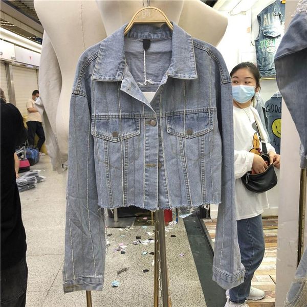 denim jacket women's 2021 spring heavy industry chain tassel rhinestone short coat casual girls student cropped jackets, Black;brown
denim jacket women's 2021 spring heavy industry chain tassel rhinestone short coat casual girls student cropped jackets, Black;brown
