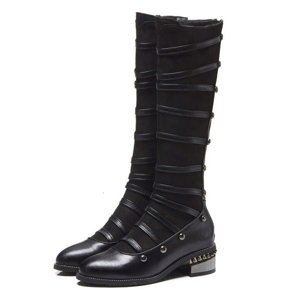 boots ol'elegant women winter knee high boots black square heels brown shoes pointed to the female punk ladies size eua 4-16 mw91
boots ol'elegant women winter knee high boots black square heels brown shoes pointed to the female punk ladies size eua 4-16 mw91