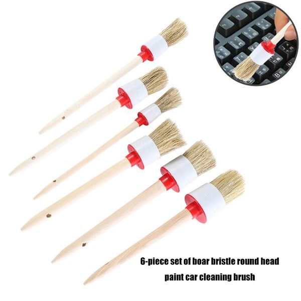 car sponge 6pcs exterior interior detail brush boar hair bristles for cleaning auto tools dashboard tool
car sponge 6pcs exterior interior detail brush boar hair bristles for cleaning auto tools dashboard tool