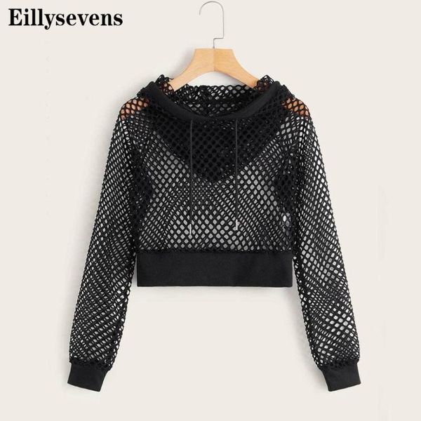 fashion women solid colors mesh hollow out cropped casual autumn hooded hoodies sweatshirt long sleeve pullovers #p3 women's & swea, Black
fashion women solid colors mesh hollow out cropped casual autumn hooded hoodies sweatshirt long sleeve pullovers #p3 women's & swea, Black