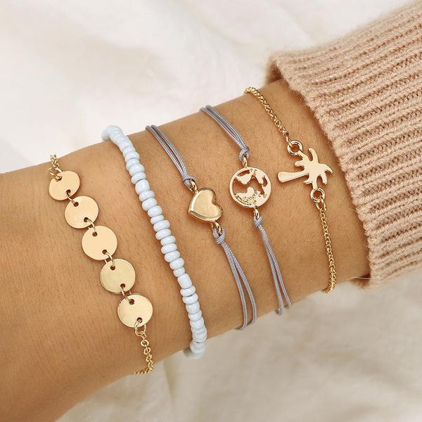 charm bracelets zhen tomomi bohemia coconut tree map multilayer bracelet for women adjustable geometric seed beaded ladies party jewelry, Golden;silver
charm bracelets zhen tomomi bohemia coconut tree map multilayer bracelet for women adjustable geometric seed beaded ladies party jewelry, Golden;silver