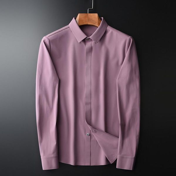 men's casual shirts purple mens long sleeve solid color party man plus size 4xl fashion slim fit, White;black
men's casual shirts purple mens long sleeve solid color party man plus size 4xl fashion slim fit, White;black