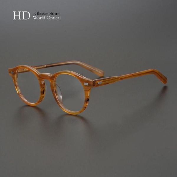 fashion sunglasses frames miltzen retro round eyeglasses for men's and women's myopia prescription lens glasses frame acetate o, Black
fashion sunglasses frames miltzen retro round eyeglasses for men's and women's myopia prescription lens glasses frame acetate o, Black