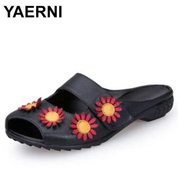 slippers yaerni 2021 ethnic style genuine leather women shoes flat handmade flower cow slides, Black
slippers yaerni 2021 ethnic style genuine leather women shoes flat handmade flower cow slides, Black