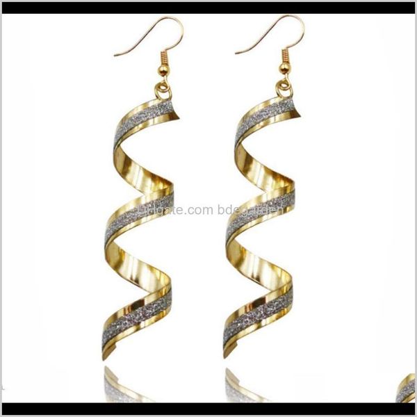 & chandelier drop delivery 2021 jewelry spiral dangle geometry frosted metal earrings for women fashion of yh2zb, Silver
& chandelier drop delivery 2021 jewelry spiral dangle geometry frosted metal earrings for women fashion of yh2zb, Silver