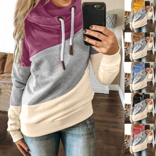 women's hoodies & sweatshirts solid long sleeve sweatshirt women casual contrast splice hoodie strap, Black
women's hoodies & sweatshirts solid long sleeve sweatshirt women casual contrast splice hoodie strap, Black