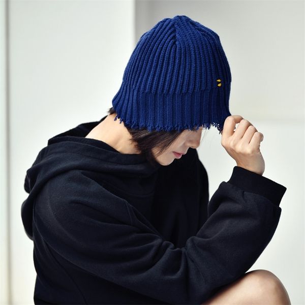 micoco a3107c fashion trend winter warm torn edge versatile woollen hat personality wool knitted 211119, Blue;gray
micoco a3107c fashion trend winter warm torn edge versatile woollen hat personality wool knitted 211119, Blue;gray