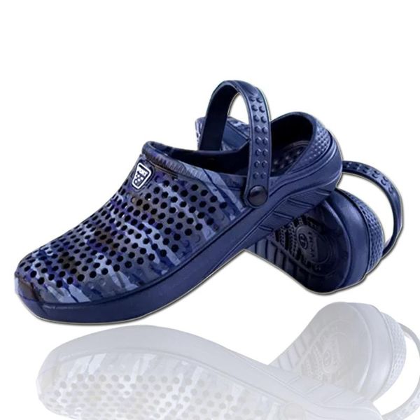 slippers summer casual men camouflage sandals beach walking breathable holes non-slip wear-resistant slides, Black
slippers summer casual men camouflage sandals beach walking breathable holes non-slip wear-resistant slides, Black