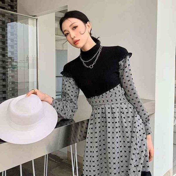 casual dresses vintage winter long sleeve knitted midi women turtleneck black butterfly patchwork tunic ladies al1y, Black;gray
casual dresses vintage winter long sleeve knitted midi women turtleneck black butterfly patchwork tunic ladies al1y, Black;gray