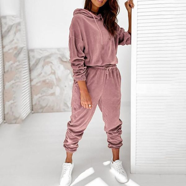 women's two piece pants tracksuit casual 2 set solid color long sleeved hoodie sweatershirt trousers winter fashion sports suit 2021 #4, White
women's two piece pants tracksuit casual 2 set solid color long sleeved hoodie sweatershirt trousers winter fashion sports suit 2021 #4, White