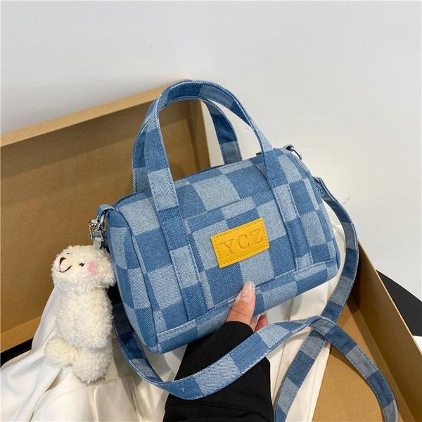 evening bags women canvas small handbag korean ins vintage sense wild casual denim plaid shoulder bag girl student portable messenger
evening bags women canvas small handbag korean ins vintage sense wild casual denim plaid shoulder bag girl student portable messenger