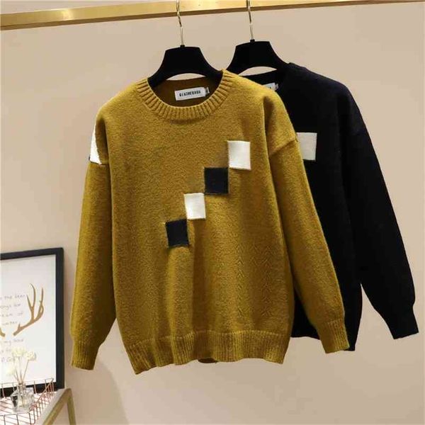 plus size women's autumn and winter wear fat sister loose belly fashion sweater hk125 210506, White
plus size women's autumn and winter wear fat sister loose belly fashion sweater hk125 210506, White