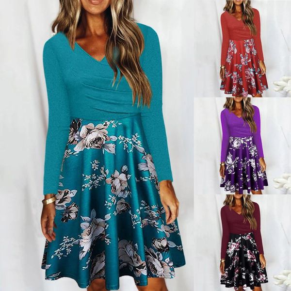 casual dresses vintage plus size 4xl women's autumn clothing printed long-sleeved low-cut female dress vestidos de mujer 2021, Black;gray
casual dresses vintage plus size 4xl women's autumn clothing printed long-sleeved low-cut female dress vestidos de mujer 2021, Black;gray