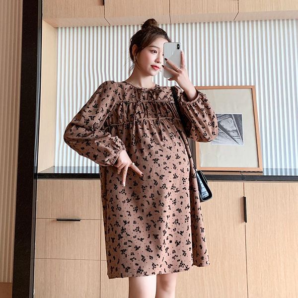 maternity dresses 2021 autumn fashion flowers printing pregnant women dress plus size long lantern sleeve a-line pregnancy clothes, White
maternity dresses 2021 autumn fashion flowers printing pregnant women dress plus size long lantern sleeve a-line pregnancy clothes, White