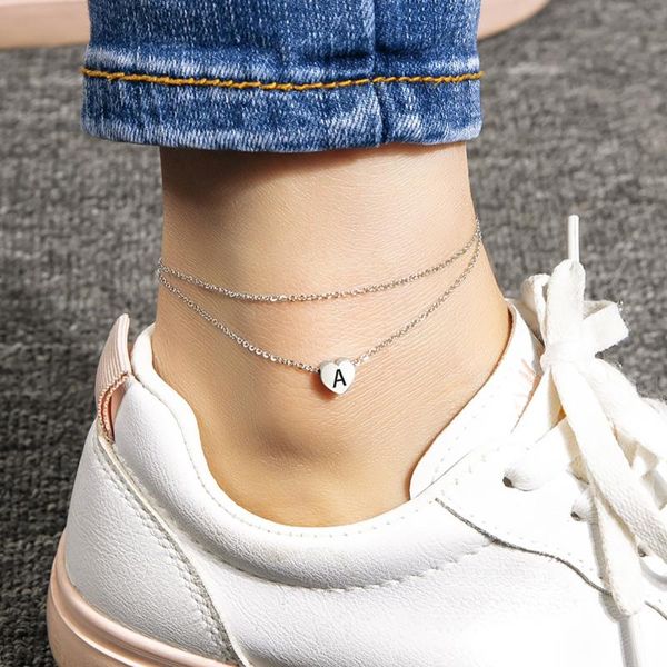 anklets 1pc initial anklet heart infinity silver color ankle bracelet chain 26 letter for women simple beach foot jewelry, Red;blue
anklets 1pc initial anklet heart infinity silver color ankle bracelet chain 26 letter for women simple beach foot jewelry, Red;blue