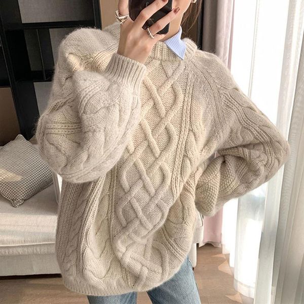women's sweaters striped sweater women 2021 autumn and winter fashion foreign style loose round neck long-sleeved knitted pullover top, White;black
women's sweaters striped sweater women 2021 autumn and winter fashion foreign style loose round neck long-sleeved knitted pullover top, White;black