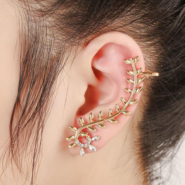 clip-on & screw back leaf earring creative s shaped ear cuff inlaid crystal flower earcuffs sell leaves jewelry women unique clip earrings, Silver
clip-on & screw back leaf earring creative s shaped ear cuff inlaid crystal flower earcuffs sell leaves jewelry women unique clip earrings, Silver