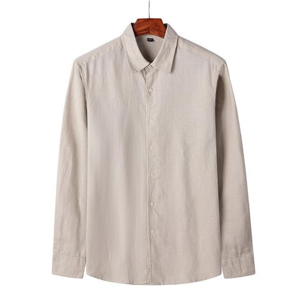 men's casual shirts luclesam men linen breathable shirt mens long sleeve button down chambray dress blouse chemise homme, White;black
men's casual shirts luclesam men linen breathable shirt mens long sleeve button down chambray dress blouse chemise homme, White;black