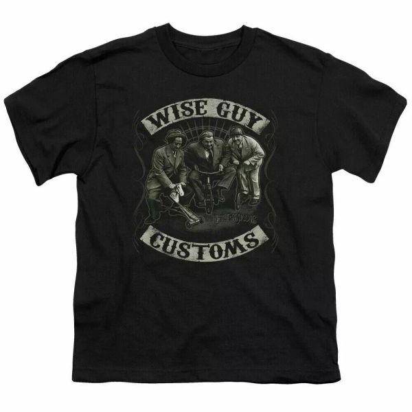 the three stooges wise guy customs kids youth t shirt licensed comedy tee black, White;black
the three stooges wise guy customs kids youth t shirt licensed comedy tee black, White;black