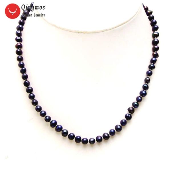 qingmos black pearl necklaces for women with natural 5-6mm round freshwater chokers necklace 17" jewelry nec6205, Golden;silver
qingmos black pearl necklaces for women with natural 5-6mm round freshwater chokers necklace 17" jewelry nec6205, Golden;silver