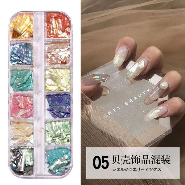 colors mixed nail shell pieces jewelry boxed ultra-thin abalone japanese stone art decorations, Silver;gold
colors mixed nail shell pieces jewelry boxed ultra-thin abalone japanese stone art decorations, Silver;gold