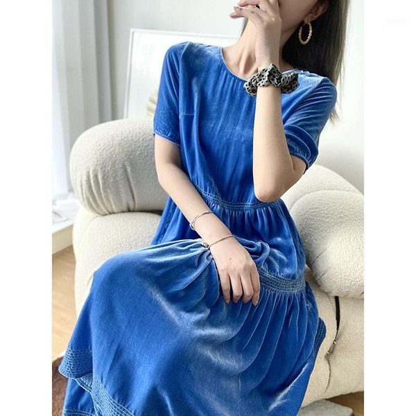 shangpinzhen velvet dress women's 2021 summer fashion design silk skirt two piece, White
shangpinzhen velvet dress women's 2021 summer fashion design silk skirt two piece, White