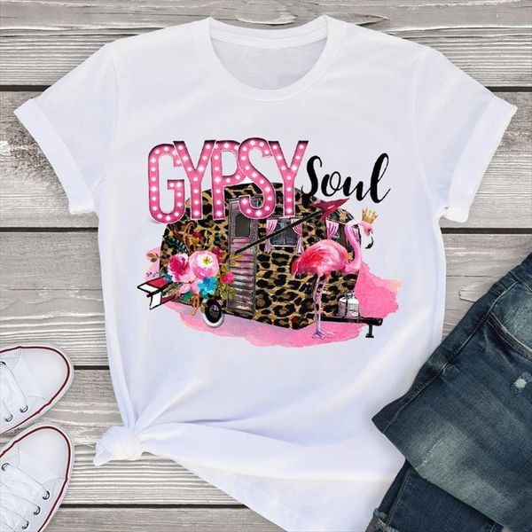 and women graphic flamingo leopard mens camper womens short sleeve fashion summer lady tees female, White;black
and women graphic flamingo leopard mens camper womens short sleeve fashion summer lady tees female, White;black