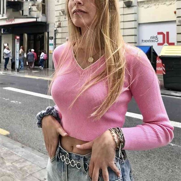 fall crop sweater kawaii cute s knitted pink women winter clothes pullover 210607, White;black
fall crop sweater kawaii cute s knitted pink women winter clothes pullover 210607, White;black