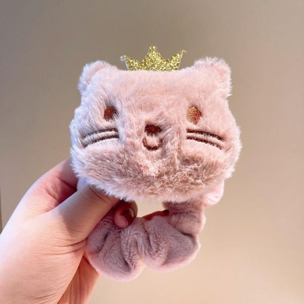 hair accessories plush kitten ties elastic bands cat clip lovely stuffed animal head ponytail holder scrunchies, Slivery;white
hair accessories plush kitten ties elastic bands cat clip lovely stuffed animal head ponytail holder scrunchies, Slivery;white