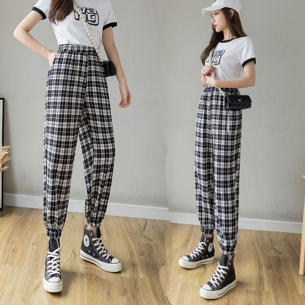 women's pants & capris for women female black and white plaid waist high slimming harlan nine points carrot, Black;white
women's pants & capris for women female black and white plaid waist high slimming harlan nine points carrot, Black;white