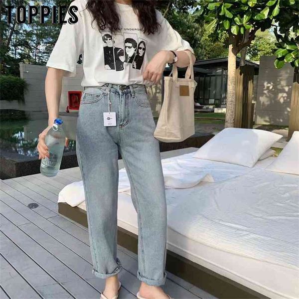 jeans women high waist mom korean fashion loose denim pants vintage streetwear 210421, Black;white
jeans women high waist mom korean fashion loose denim pants vintage streetwear 210421, Black;white