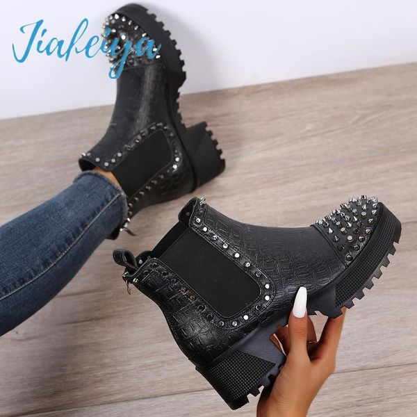 boots 2021 autumn and winter women's thick heel large size 35-43 mid-heel rivet set foot short shoes, Black
boots 2021 autumn and winter women's thick heel large size 35-43 mid-heel rivet set foot short shoes, Black