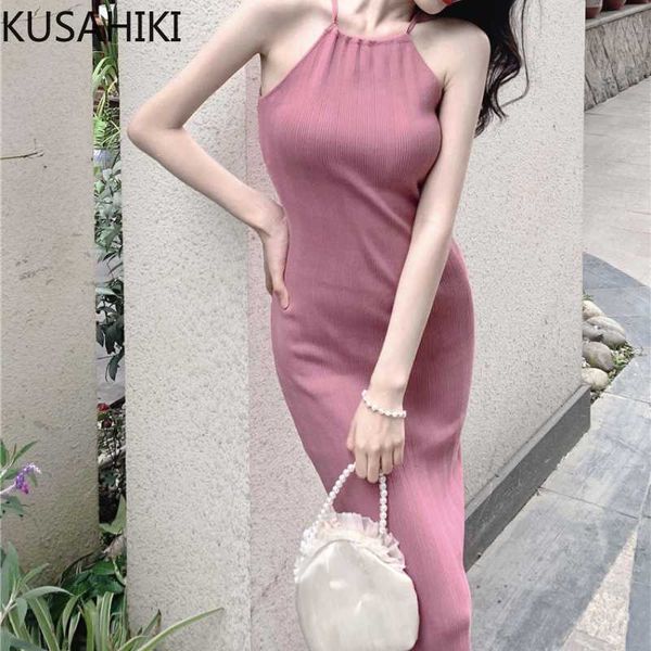 kusahiki halter knitted sleeveless dresses summer women bodycorn dresses korean slim stretch sweater vestido 6j379 210602, Black;gray
kusahiki halter knitted sleeveless dresses summer women bodycorn dresses korean slim stretch sweater vestido 6j379 210602, Black;gray