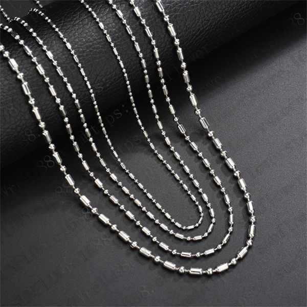 pendant necklaces ant angel basic stainless steel wave bead bamboo link chain necklace for women man naked diy jewelry accessories, Silver
pendant necklaces ant angel basic stainless steel wave bead bamboo link chain necklace for women man naked diy jewelry accessories, Silver