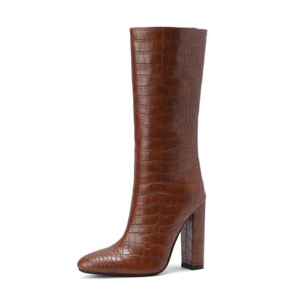 size 34-43 women shoes mid calf boots thick high heels slip on fashion winter autumn cool ins style ladies footwear, Black
size 34-43 women shoes mid calf boots thick high heels slip on fashion winter autumn cool ins style ladies footwear, Black