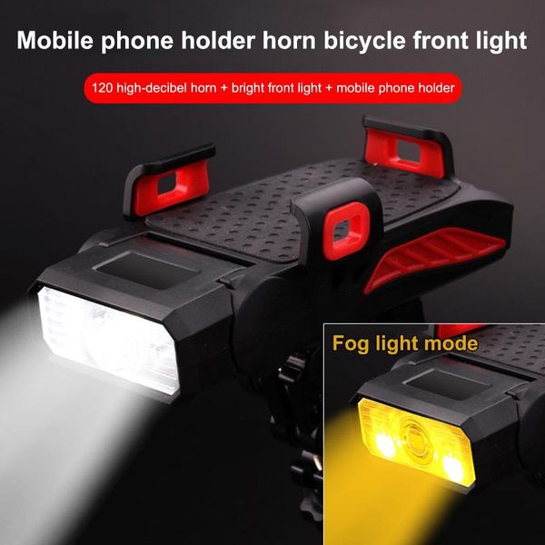 multifunction 4 in 1 bicycle light usb rechargeable led bike headlight horn alarm bell phone holder powerbank cycling lights
multifunction 4 in 1 bicycle light usb rechargeable led bike headlight horn alarm bell phone holder powerbank cycling lights