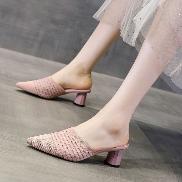 slippers women's slippers will see high-heeled shoes lady cape toe square heel pantofle slides low fashion block pointed luxury pu roma, Black
slippers women's slippers will see high-heeled shoes lady cape toe square heel pantofle slides low fashion block pointed luxury pu roma, Black