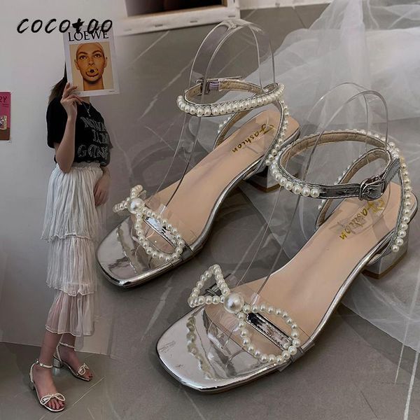 dress shoes transparent 2021 sandals female fairy style korean fashion temperament wild pearl girl with thick heeled, Black
dress shoes transparent 2021 sandals female fairy style korean fashion temperament wild pearl girl with thick heeled, Black
