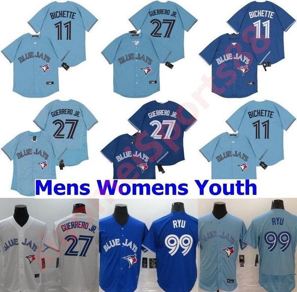 2021 toronto men women kids 11 bo bichette jersey blue jays 27 vladimir guerrero jr. 99 hyun-jin ryu baseball jerseys, Blue;black
2021 toronto men women kids 11 bo bichette jersey blue jays 27 vladimir guerrero jr. 99 hyun-jin ryu baseball jerseys, Blue;black