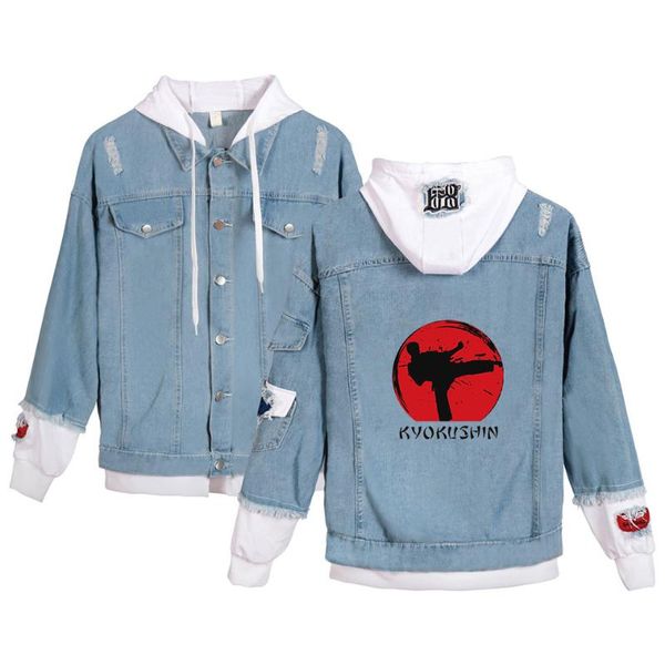 men's jackets kyokushin denim jean stitching jacket men/women fashion jeans hoodie wear clothes hoody autumn winter all-match, Black;brown
men's jackets kyokushin denim jean stitching jacket men/women fashion jeans hoodie wear clothes hoody autumn winter all-match, Black;brown