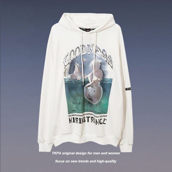 tkpa dark funeral guochao brand autumn winter new men's sweater street hip hop loose hanging shoulder hoodie, Black
tkpa dark funeral guochao brand autumn winter new men's sweater street hip hop loose hanging shoulder hoodie, Black